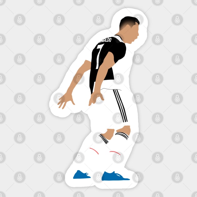 Cristiano Ronaldo Celebration Sticker by CulturedVisuals